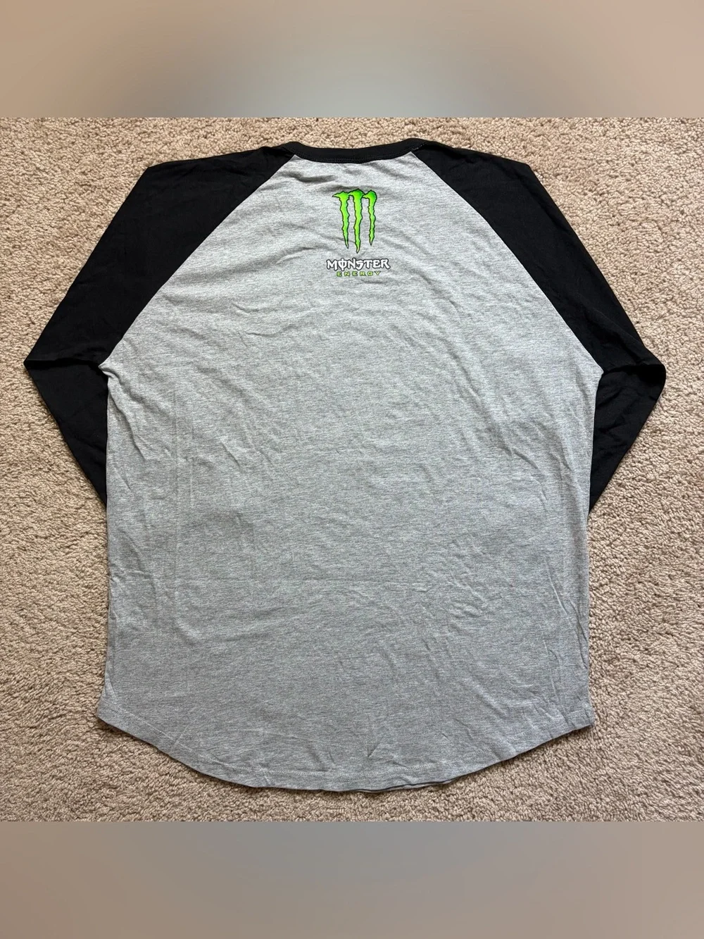 Monster Energy Adult Raglan Shirt - Picture 4 of 5